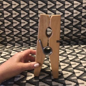 HUGE Solid Wood Clothing Pin - FUN & Functional - Conversational!